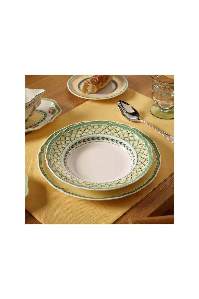 French Garden Orange Soup Bowl, Alternate, color, white