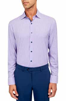 W.R.K Zigzag Stripe Performance Dress Shirt