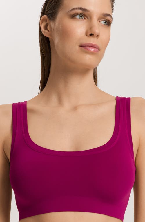 Hanro Touch Feeling Sports Bra In Purple
