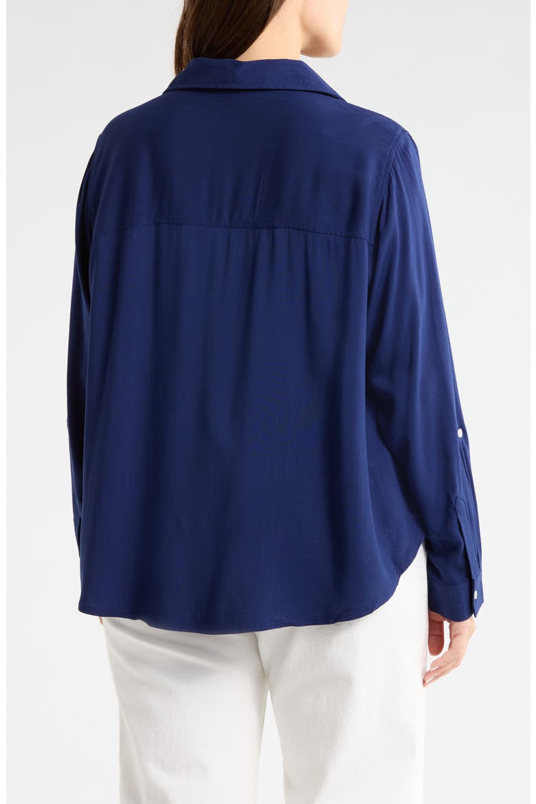 Felicity Button-Up Shirt, Alternate, color, BEACON BLUE