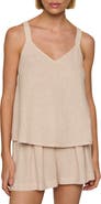 Eberjey Linen Blend V-Neck Camisole