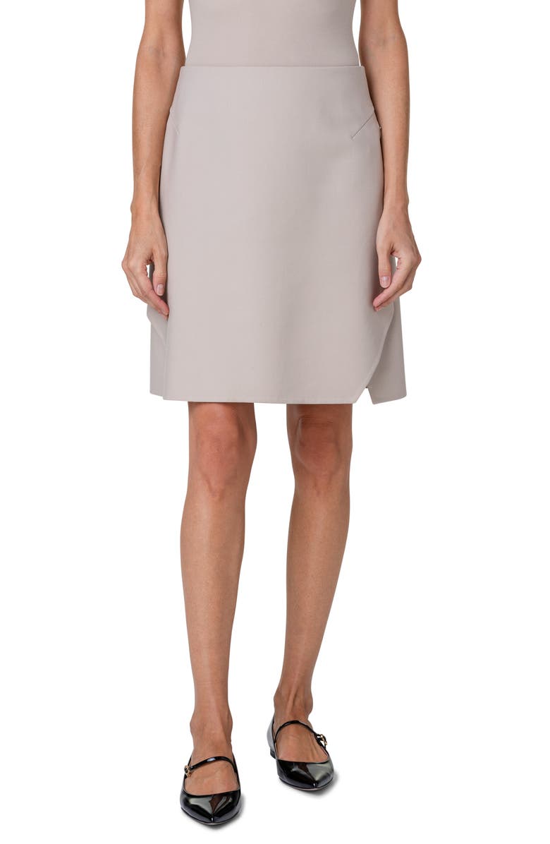 Akris Angled Vent Skirt, Main, color, 