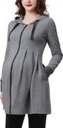 Kimi & Kai Malory Maternity/Nursing Babydoll Hoodie