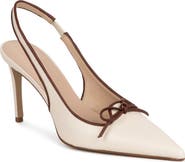 Bruno Magli Pastel Leather Slingback Pump