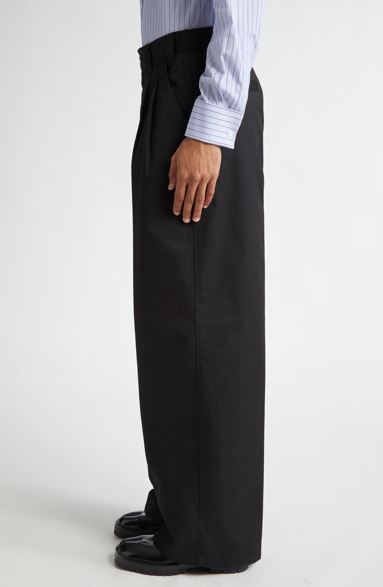 Maison Margiela Tailored Trousers, Alternate, color, Black
