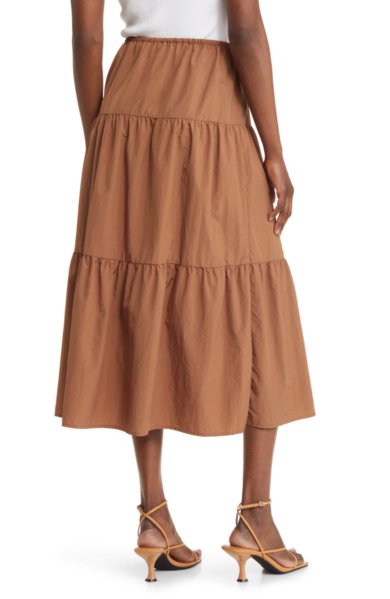 Rails Mary Tiered Nylon Midi Skirt, Alternate, color, 