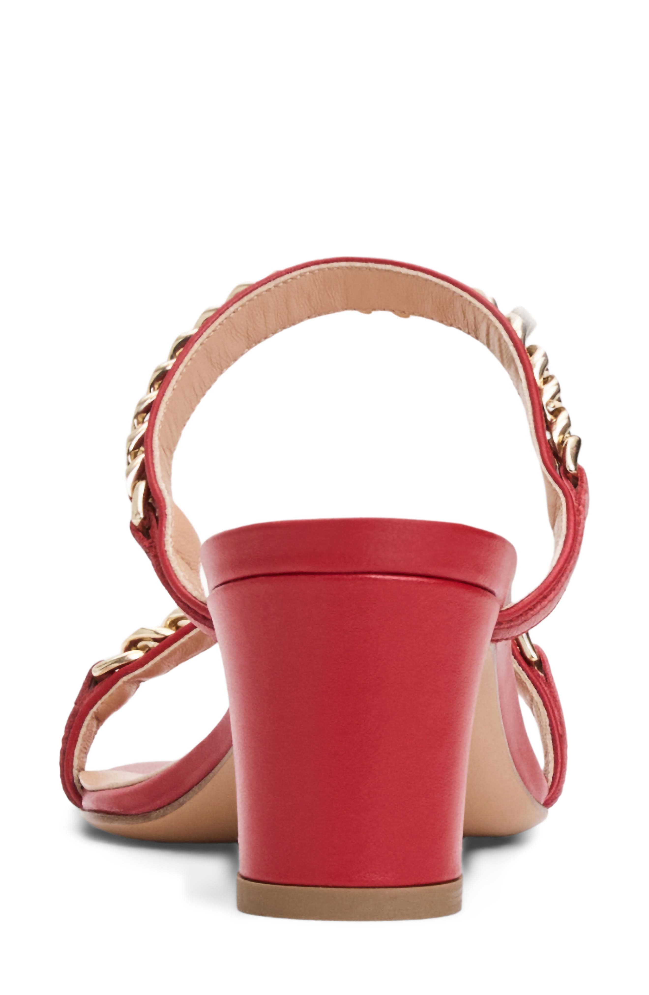 Elisa Slide Sandal, Alternate, color, BERRY NAPPA