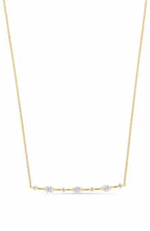 Bony Levy Aviva 18K Yellow Gold Diamond Bar Pendant Necklace