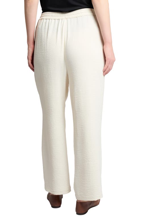 Jones New York Collection Compression Lexington Straight Leg Pant In White