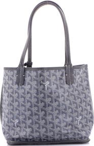 Pre-Owned Goyard Anjou Reversible Tote Coated Canvas Mini