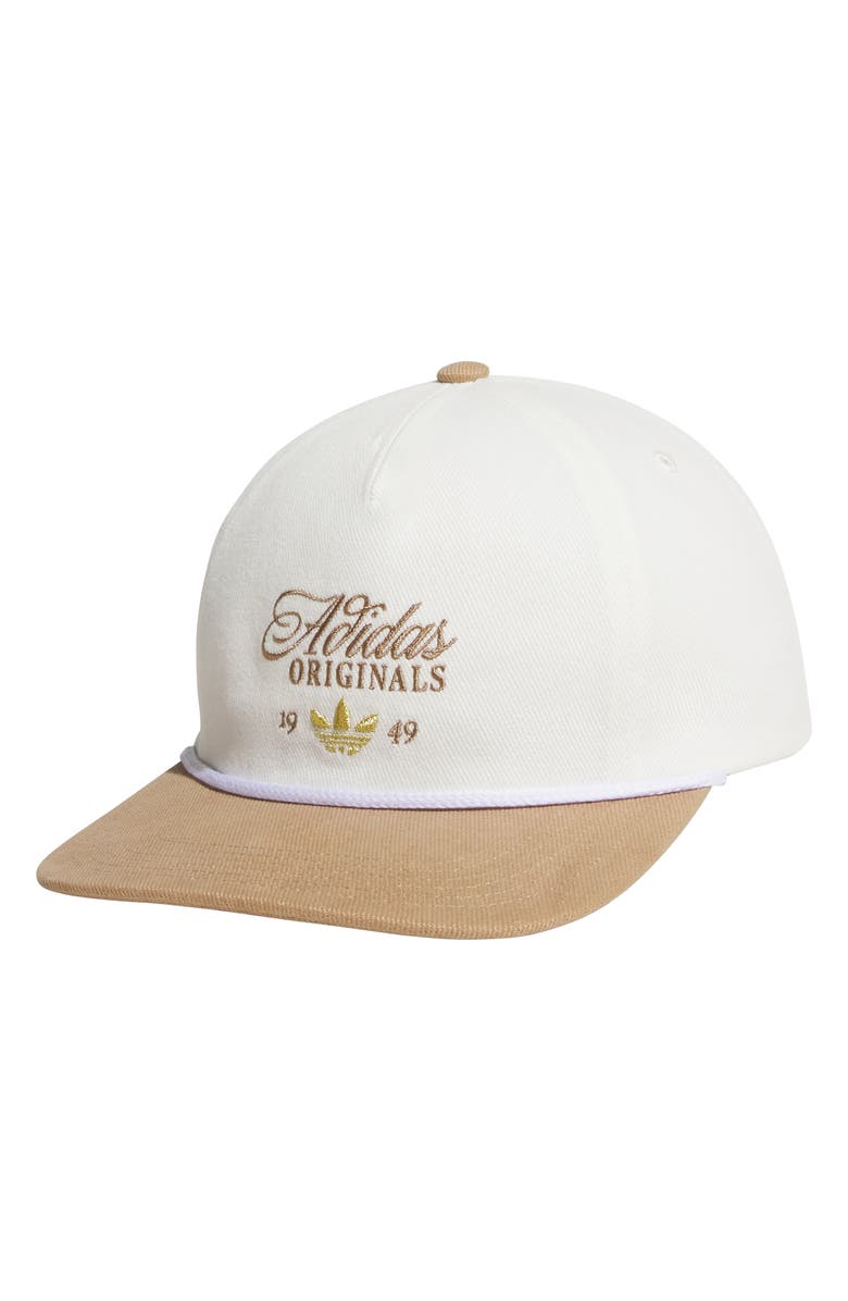 adidas Masterpiece Baseball Cap, Main, color, Off White/ Cardboard Brown