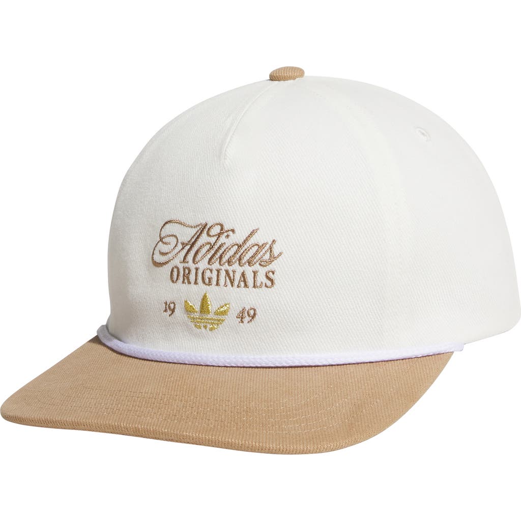 Adidas Originals Adidas Masterpiece Baseball Cap In White