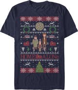 Home Alone Men's Home Alone Characters Ugly Sweater Graphic Tee