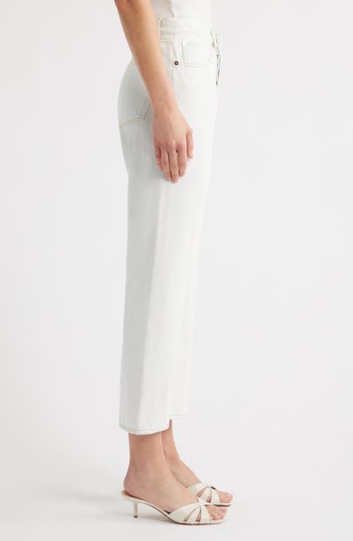 FRAME FRAME THE VERTICAL HIGH WAIST ANKLE RELAXED STRAIGHT LEG JEANS