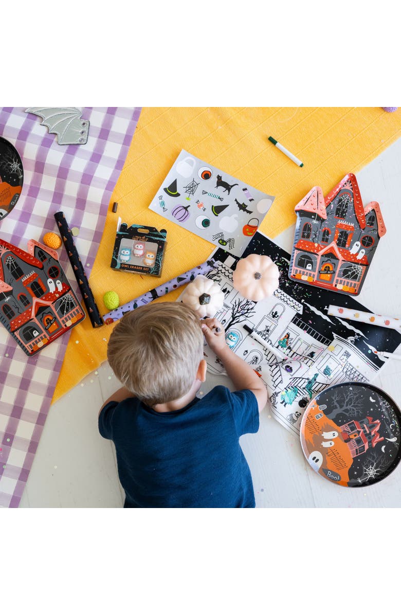 Daydream Society Trick or Treat Street Hallowen Haunted House Hill Plates - 2 Size Options, Alternate, color, 