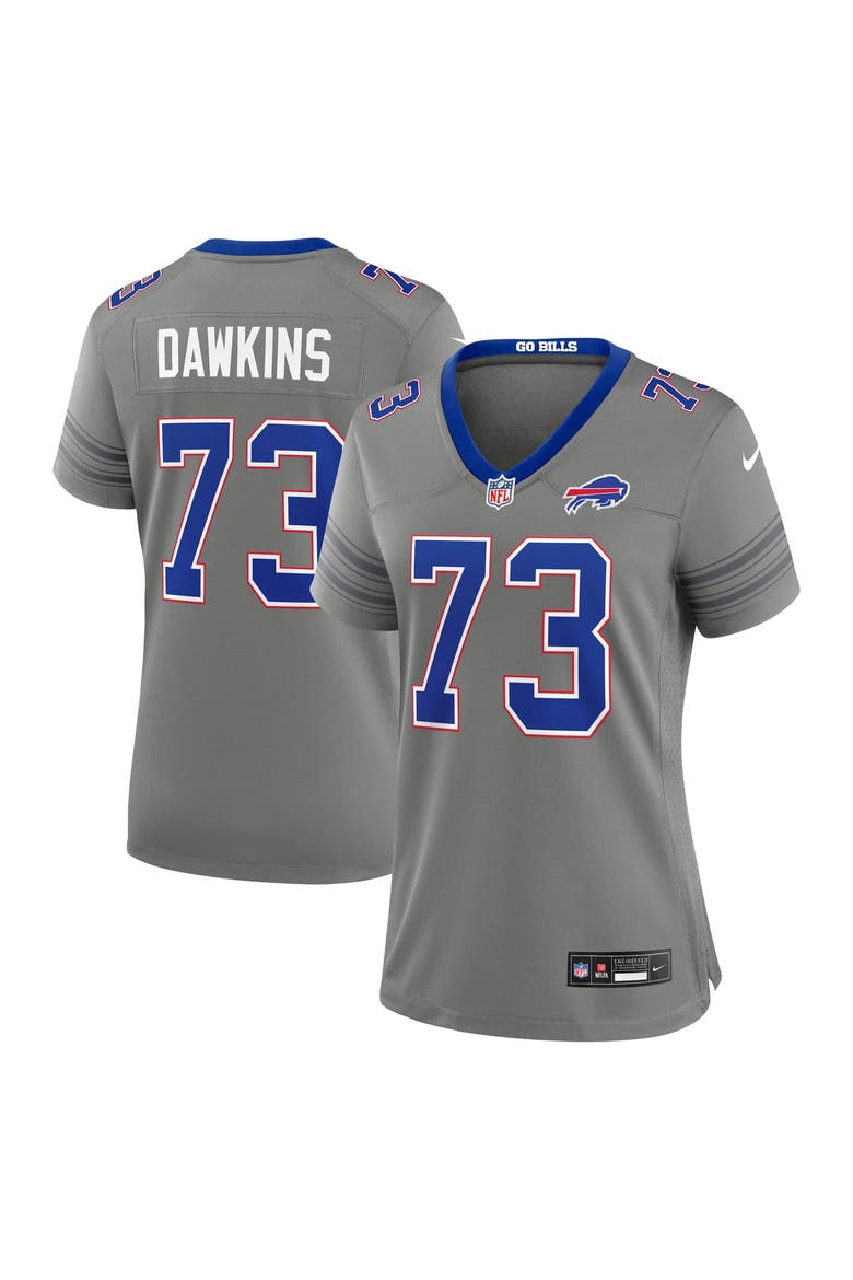 Women's Nike Dion Dawkins Gray Buffalo Bills Nickel City Game Jersey, Main, color, Gray