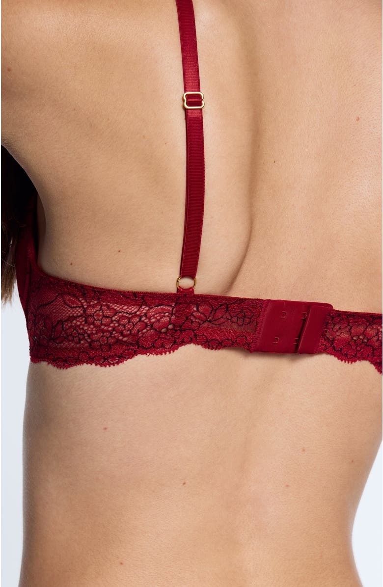 Pepper All Over Lace Lift Up Bra, Alternate, color, Scarlet