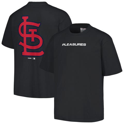 Men's PLEASURES  Black St. Louis Cardinals Ballpark T-Shirt