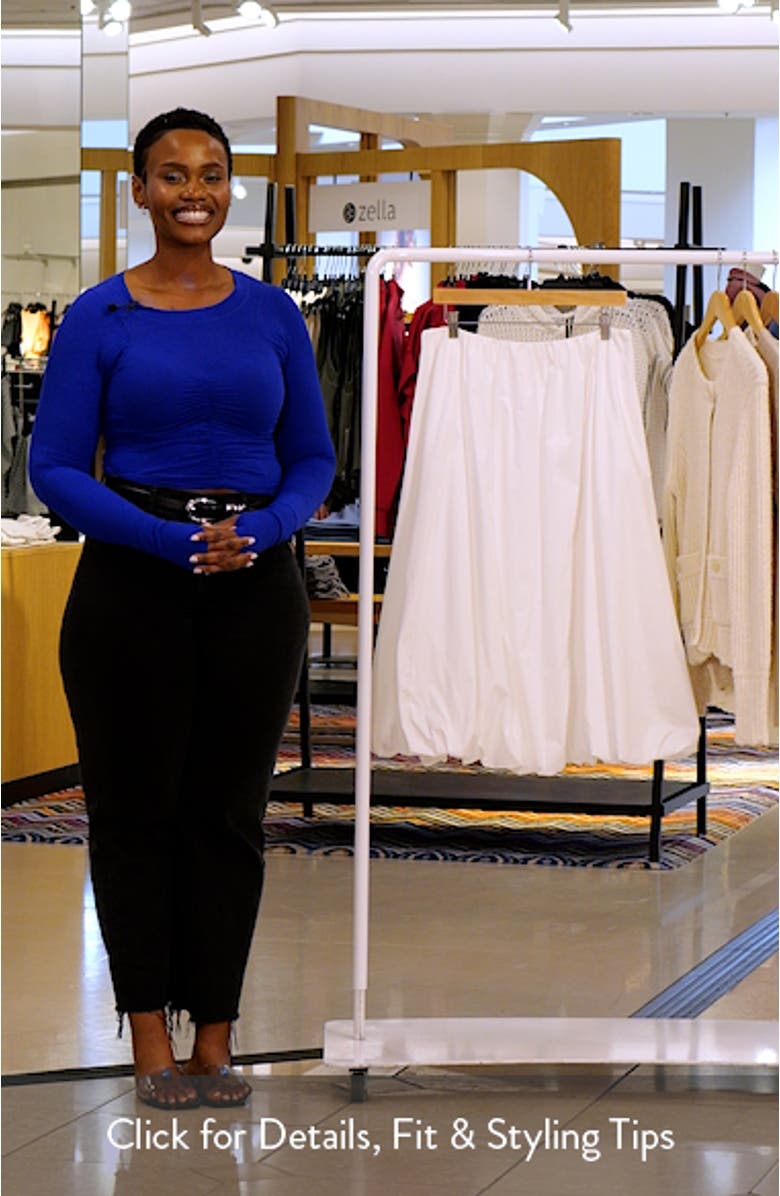 Bubble Midi Skirt, sales video thumbnail