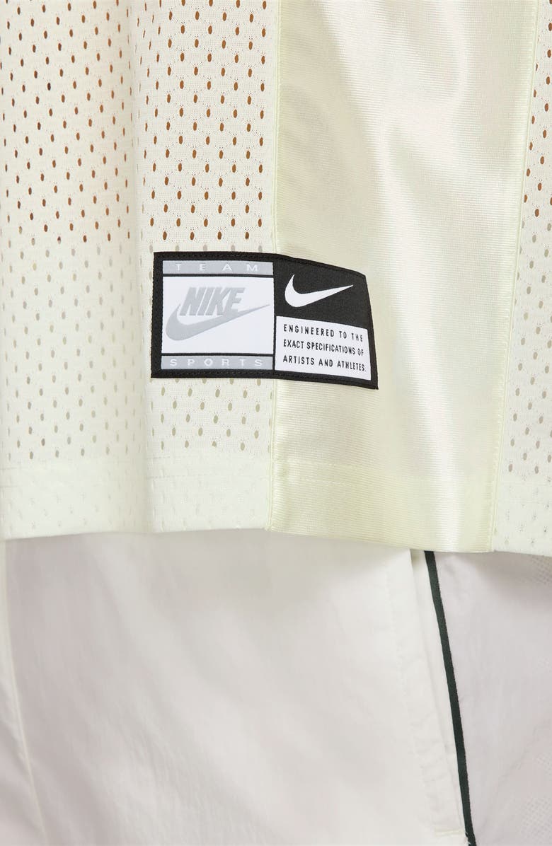 Nike Sportswear Street Oversize Short Sleeeve Graphic Jersey, Alternate, color, Sail/ Armory Navy