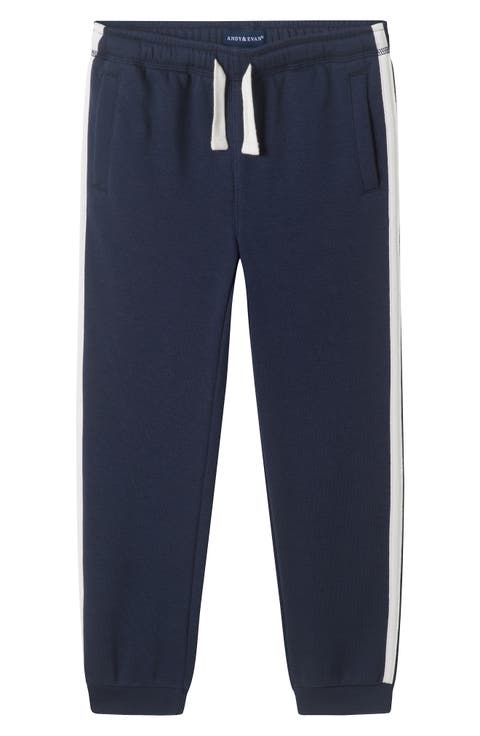 Kids' Side Stripe Piqué Joggers