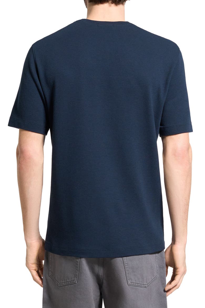 Delroy Studio Textured T-Shirt, Alternate, color, BALTIC