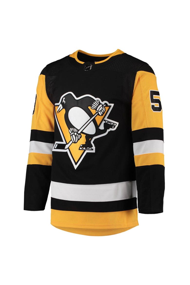 Men's adidas Jake Guentzel Black Pittsburgh Penguins Home Primegreen Authentic Player Jersey, Alternate, color, Black