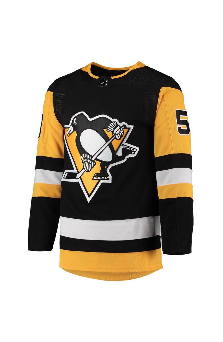 adidas Men's adidas Jake Guentzel Black Pittsburgh Penguins Home Primegreen Authentic Player Jersey, Alternate, color, 