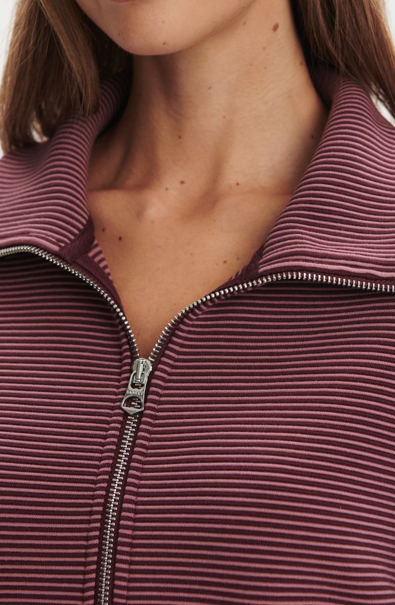 Varley Milano Half-Zip Sweatshirt, Alternate, color, Sassafrass / Wistful Mauve