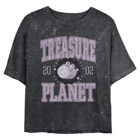 Junior's Collegiate Morph 2002 Short Sleeve Cropped T-Shirt