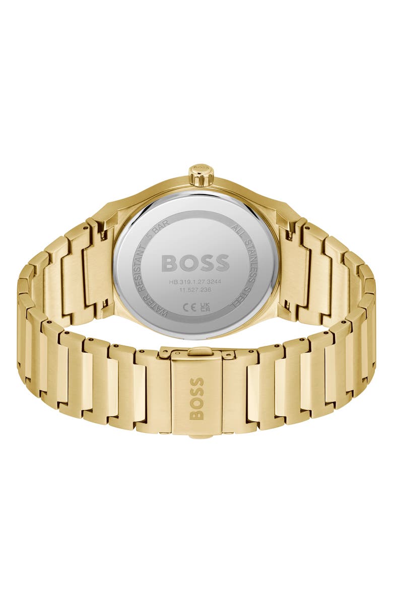 BOSS Candor Bracelet Watch, 41mm, Alternate, color, Black