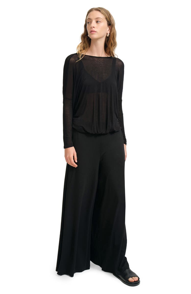 Marcella Zadie Wide Leg Jumpsuit, Alternate, color, Black