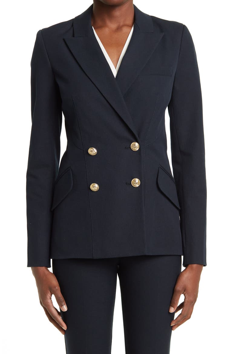 Rodeo Double Breasted Blazer, Main, color, MIDNIGHT
