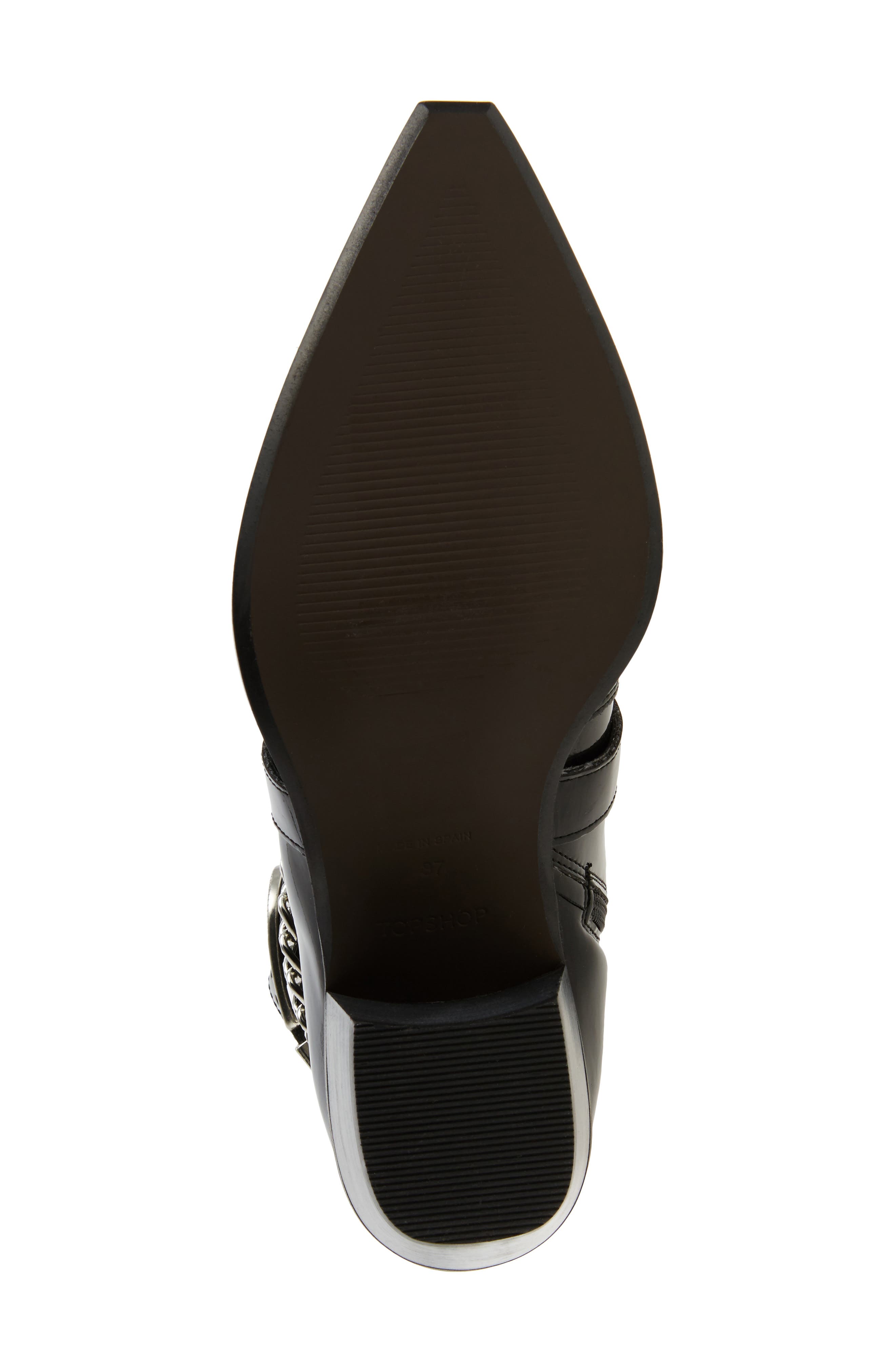 Topshop Move It Western Boot, Alternate, color, 