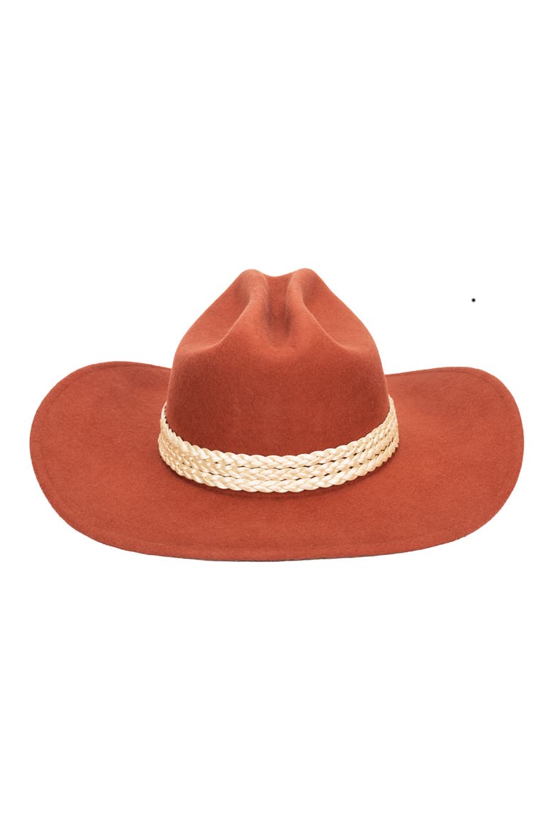 Rancher Bolo Cowboy Hat, Main, color, RUST