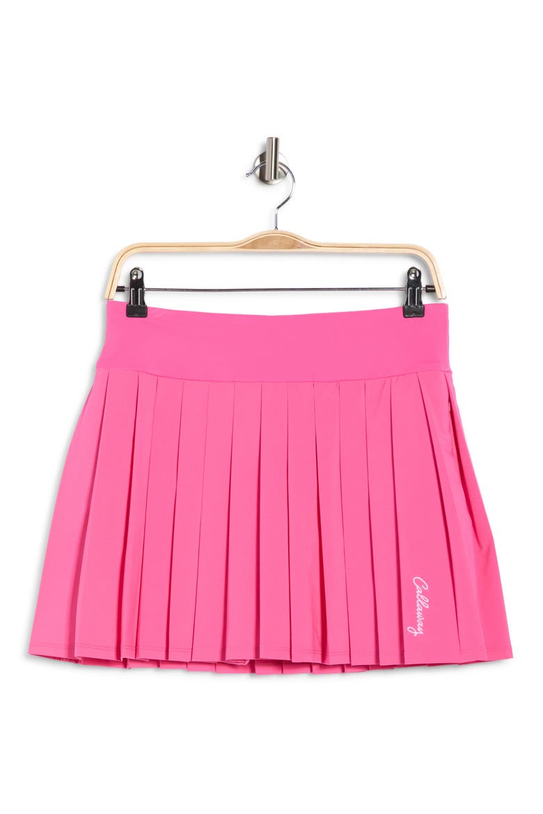 High Waist Pleated Skirt, Alternate, color, CHEEKY PINK