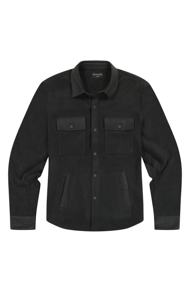 Goodlife Recycled Polartec<sup>®</sup> Snap-Up Shirt Jacket, Alternate, color,