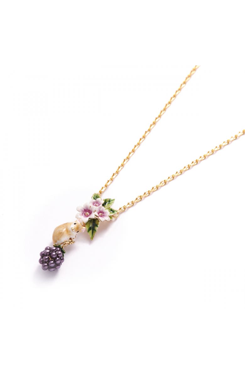 Bill Skinner Studio Blackberry & Mouse Pendant, Alternate, color, Blackberry & Mouse