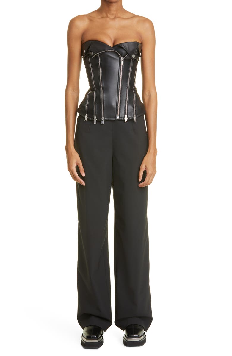 Dion Lee Macramé Inset Pants, Alternate, color,