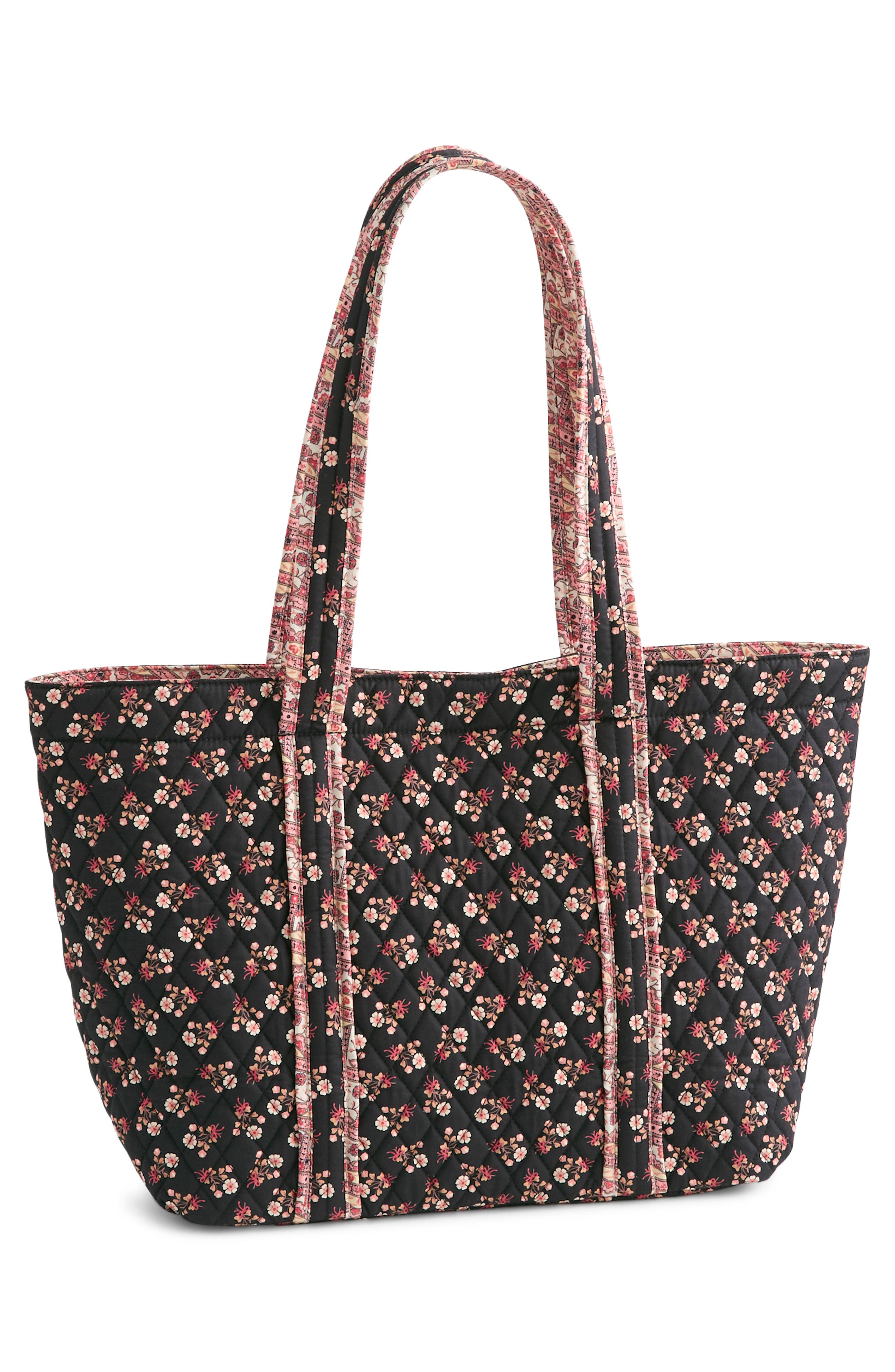 VERA BRADLEY Hathaway Ditsy Floral Quilted Reversible Tote, Alternate, color, Melissa Ditsy