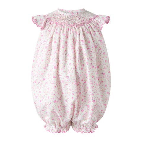 Floral Smocked Babysuit (Baby)