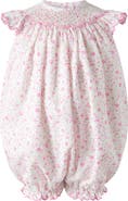 Rachel Riley Floral Smocked Babysuit