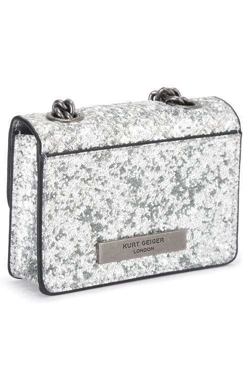KURT GEIGER KURT GEIGER LONDON MICRO KENSINGTON FAUX LEATHER CROSSBODY BAG