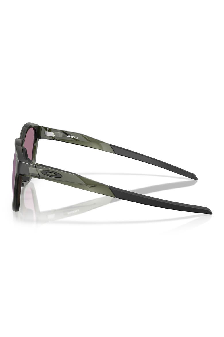 Gender Inclusive Shackle 52mm Square Sunglasses, Alternate, color, OLIVE INK / PRIZM JADE