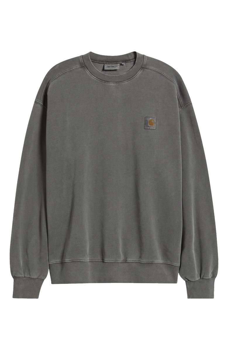 Carhartt Work In Progress Vista Oversize Cotton French Terry Crewneck Sweatshirt, Alternate, color, 