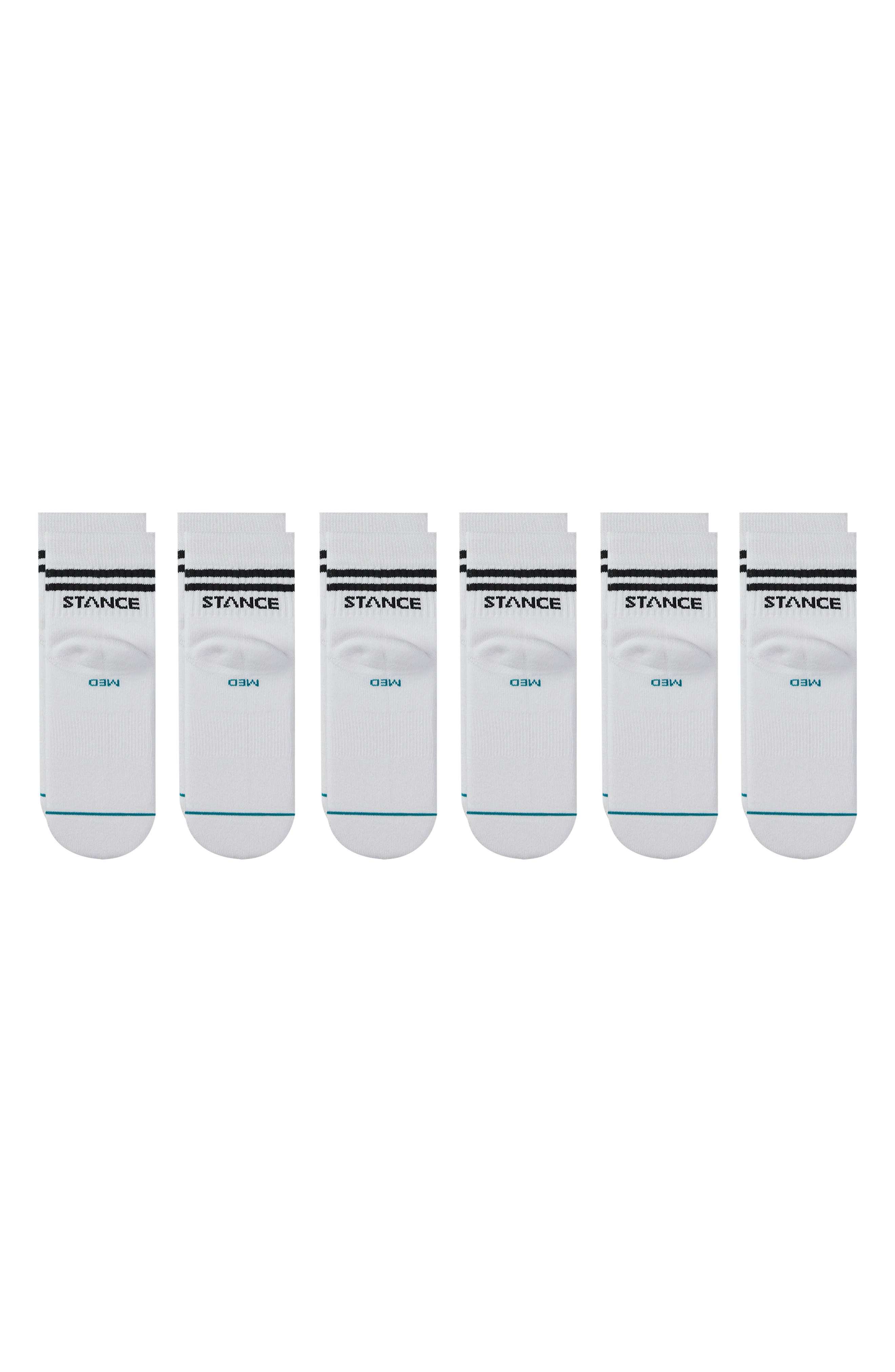 Core 6-Pack Quarter Socks