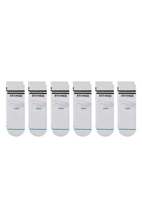 Core 6-Pack Quarter Socks