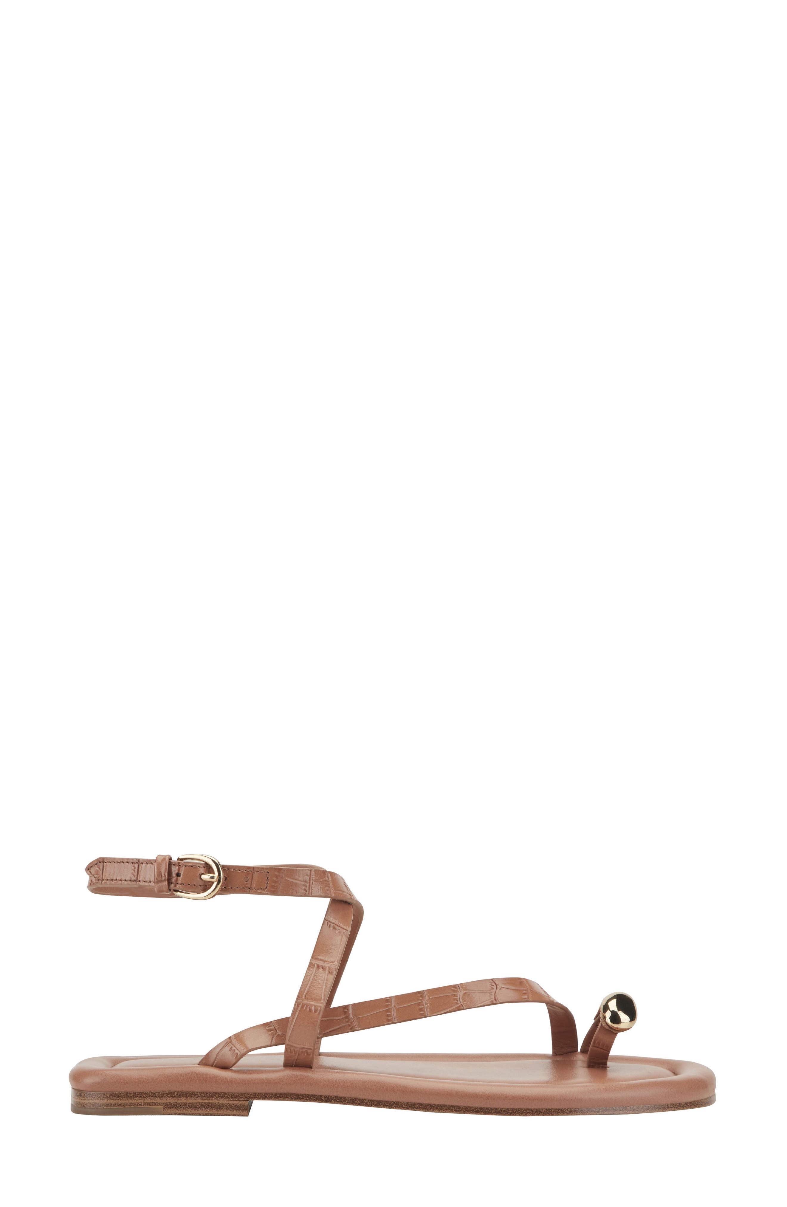 Marc Fisher LTD Gynnie Strappy Sandal, Alternate, color, Medium Natural