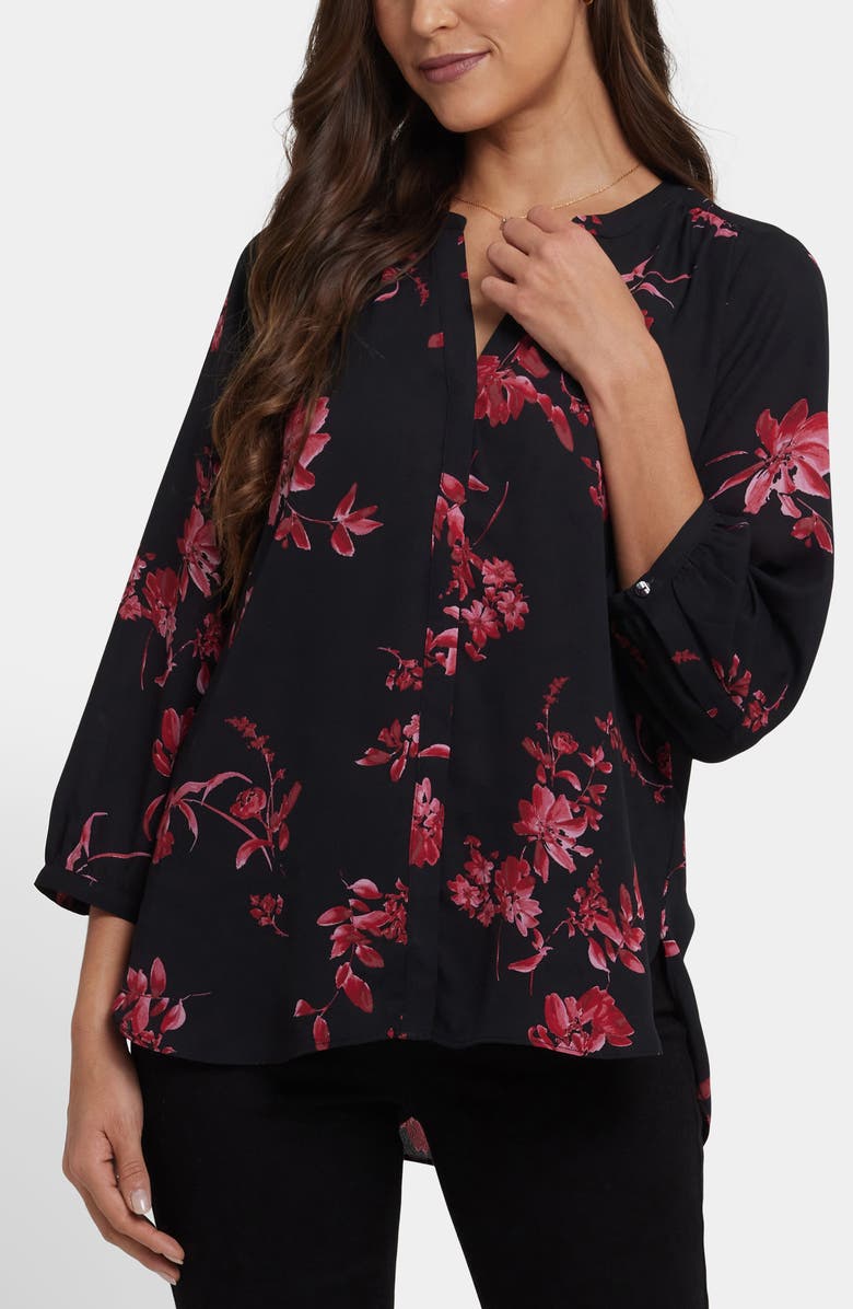 NYDJ Pintuck Top, Main, color, Vivienne