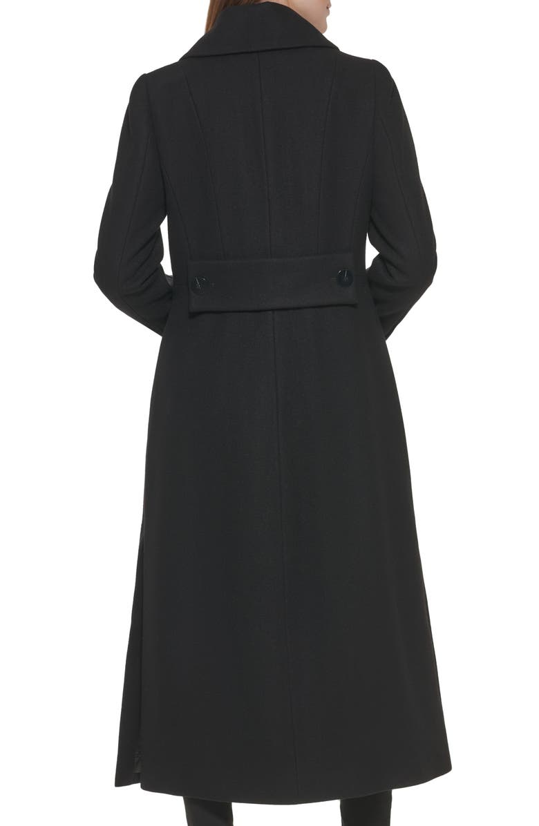 Kenneth Cole Double Breasted Wool Blend Coat, Alternate, color,